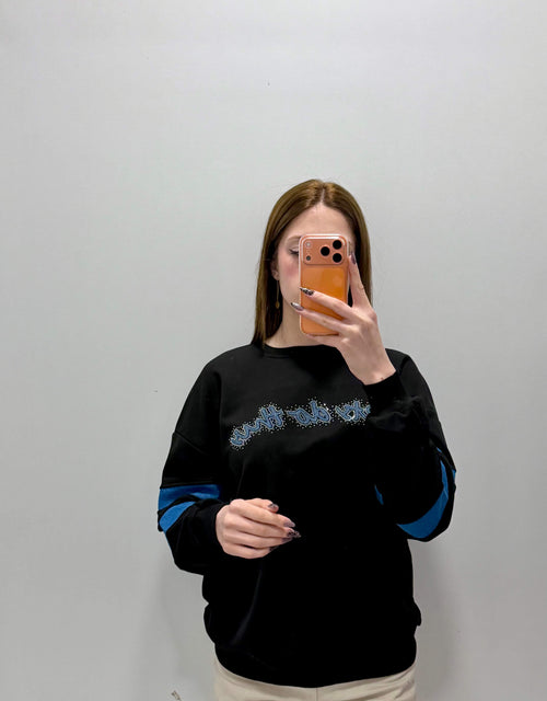 Taşlı Sweatshirt