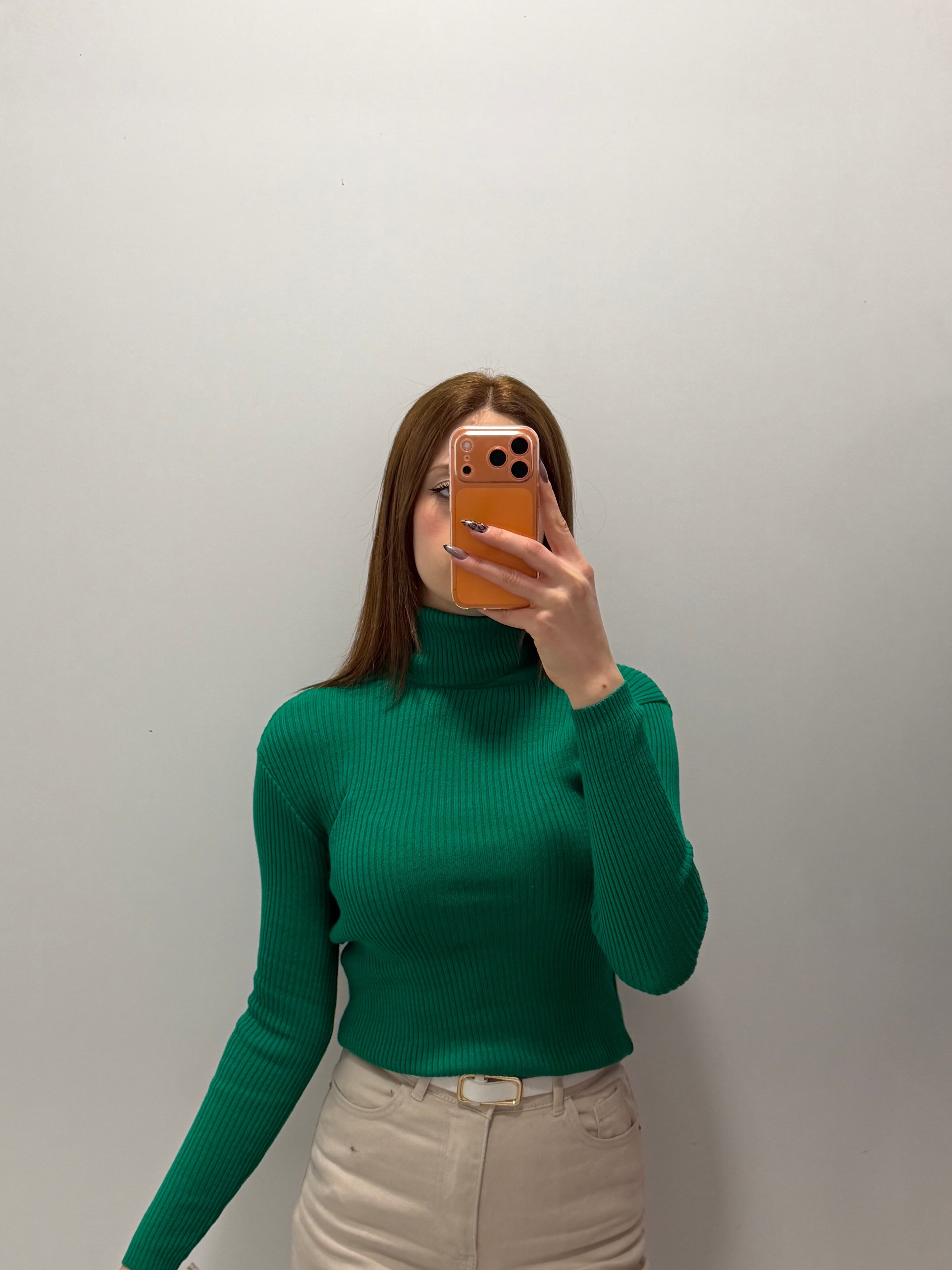 Boğazlı Triko Kazak