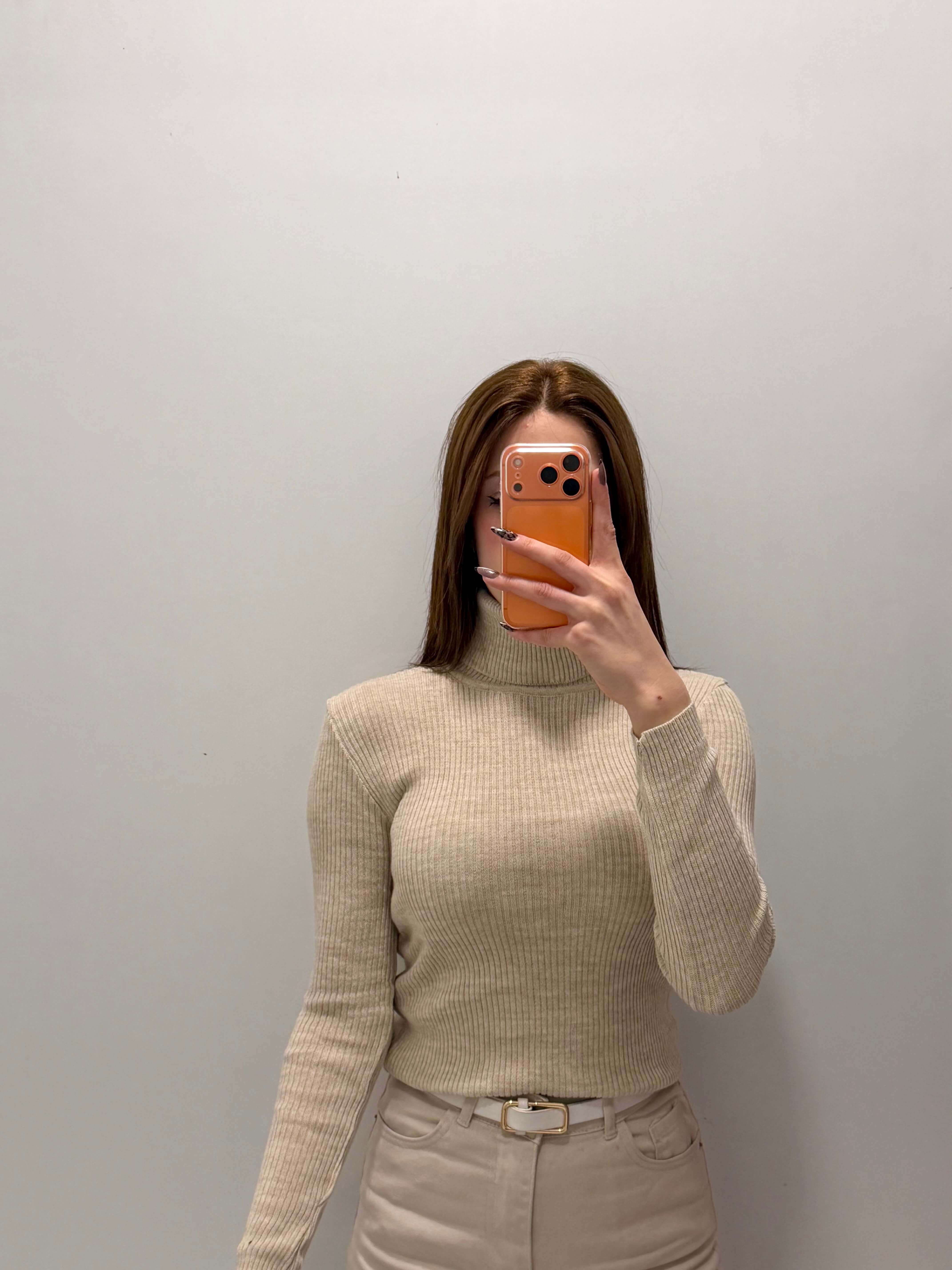 Boğazlı Triko Kazak