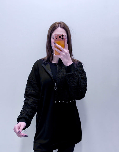 Yarım Fermuarlı Tesettür Tunik