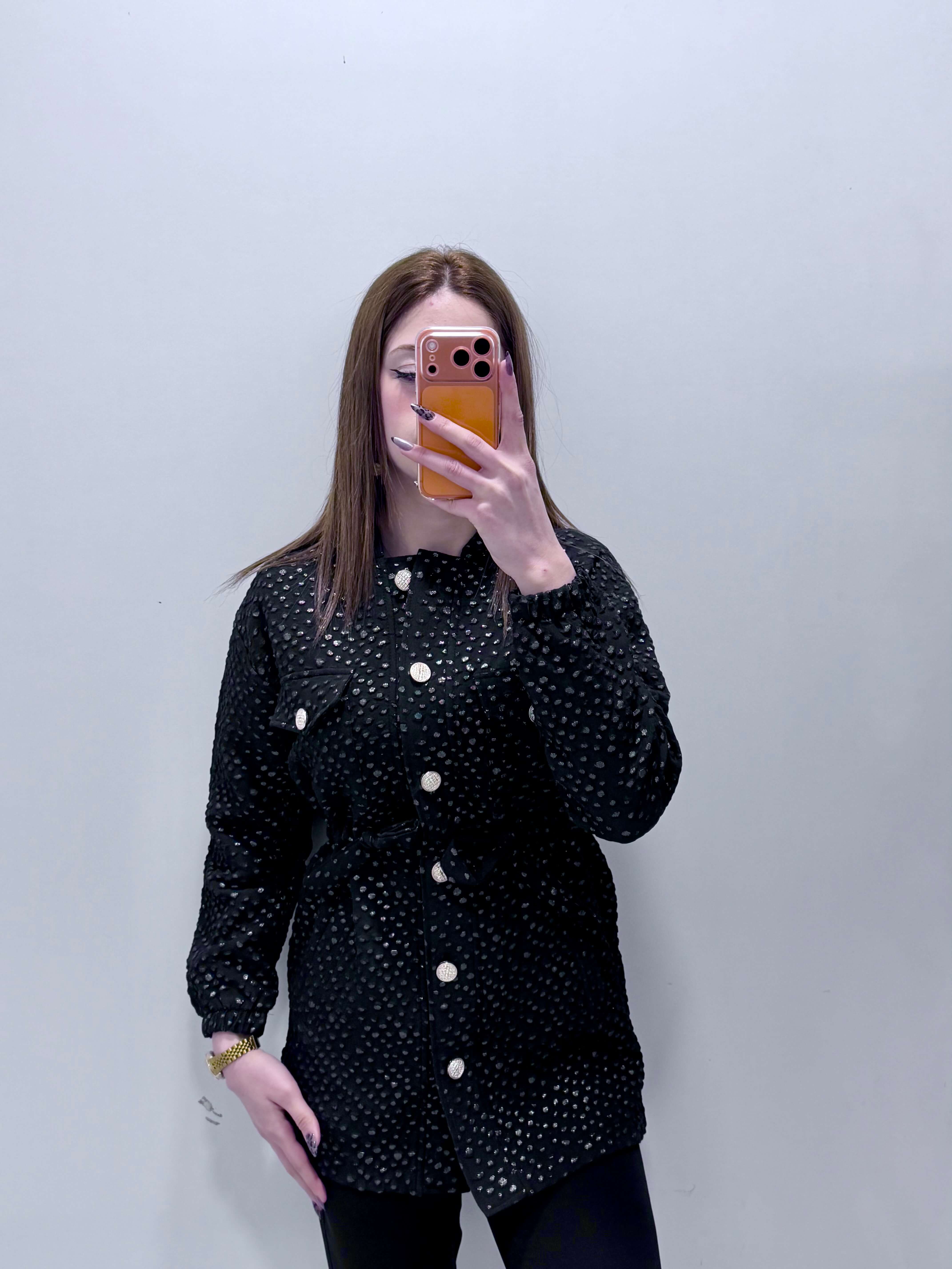 Düğmeli Kapitone Tunik