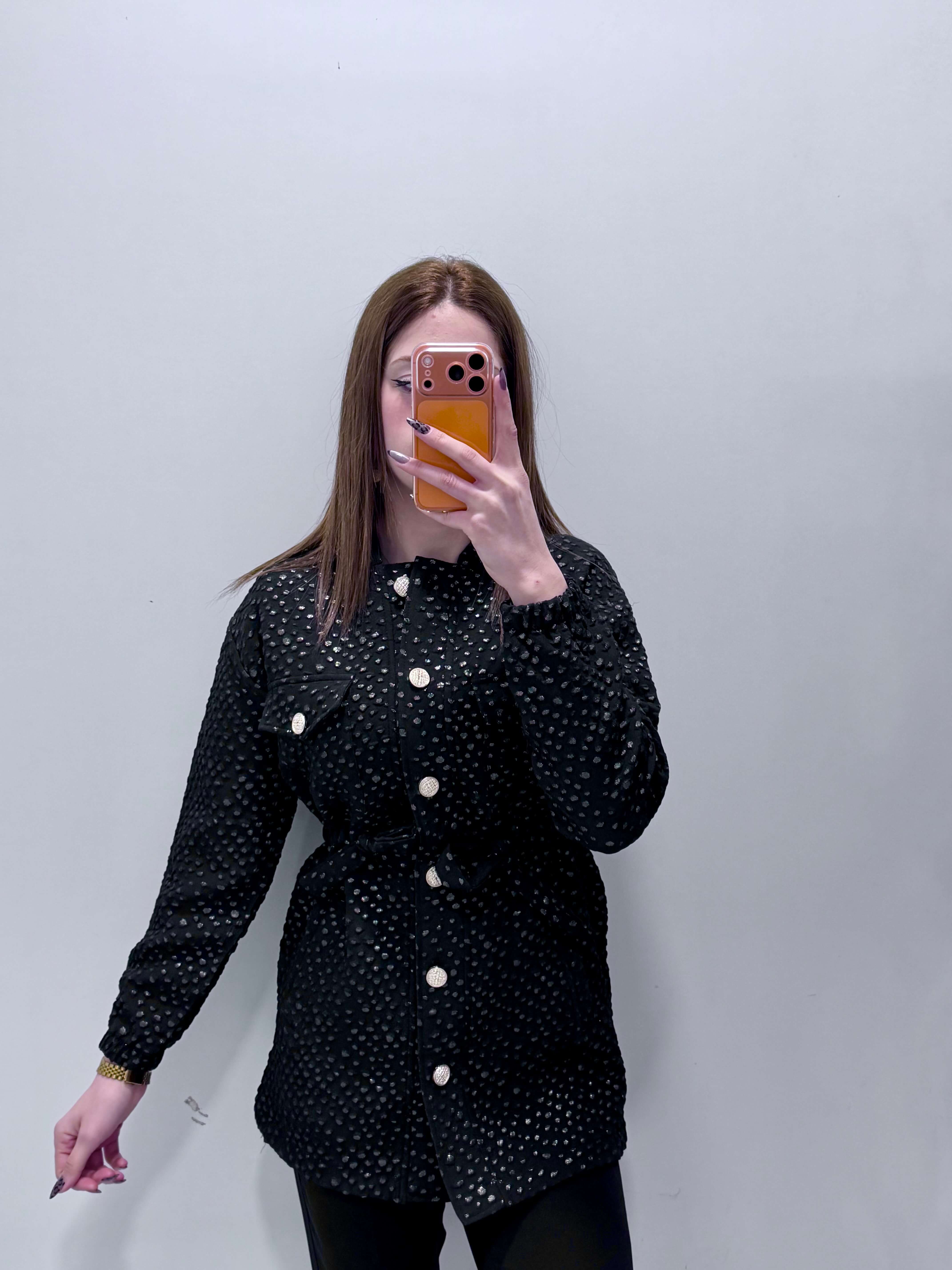 Düğmeli Kapitone Tunik