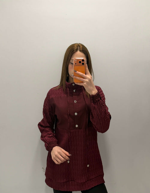 Yarım Düğmeli Tesettür Tunik