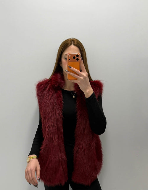 Kürklü Kemerli Yelek