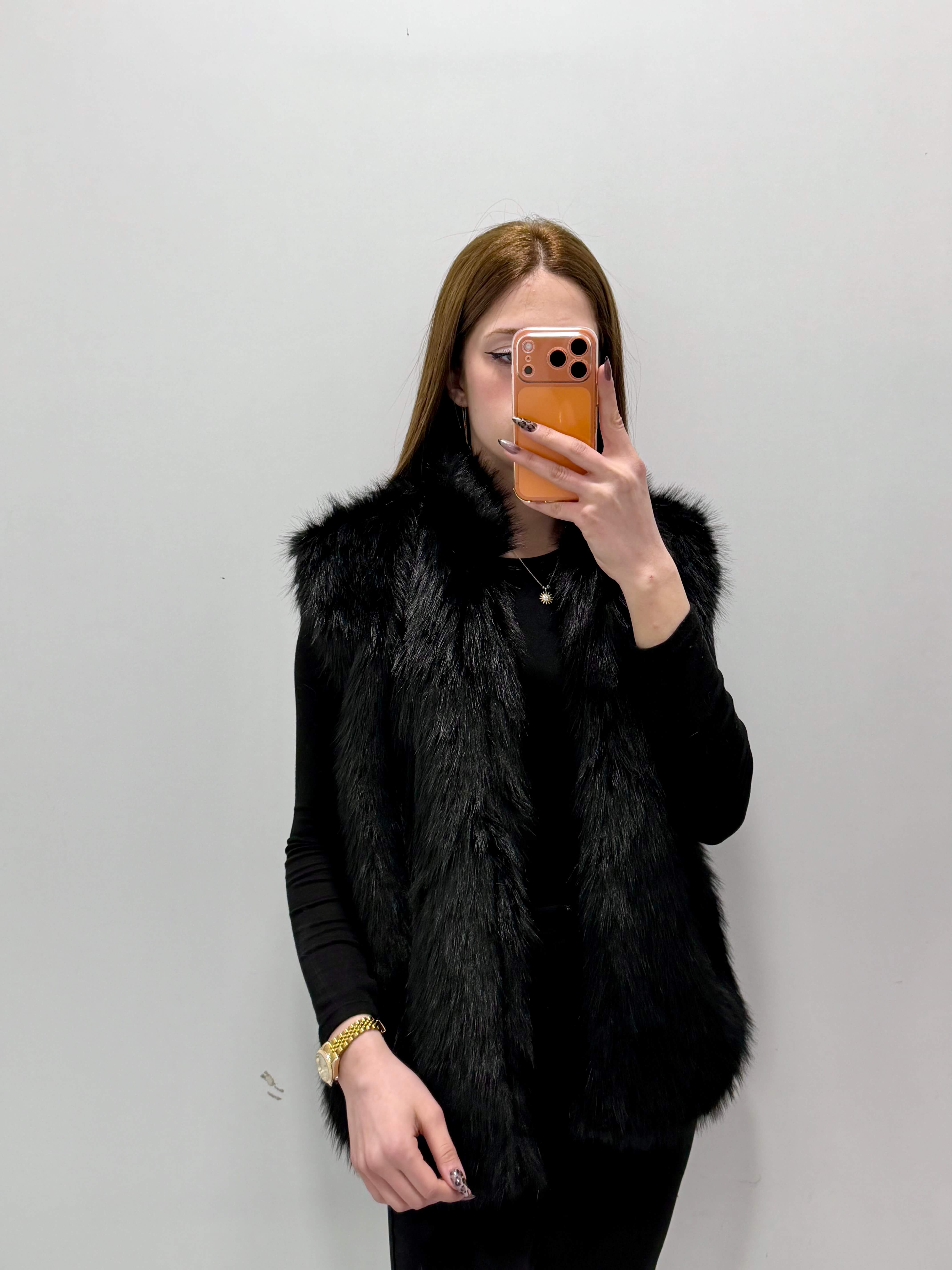 Kürklü Kemerli Yelek