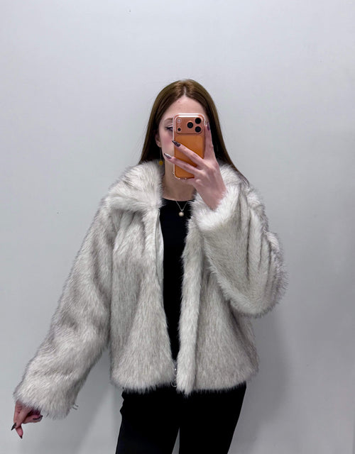 Fermuarlı Kısa Kürk