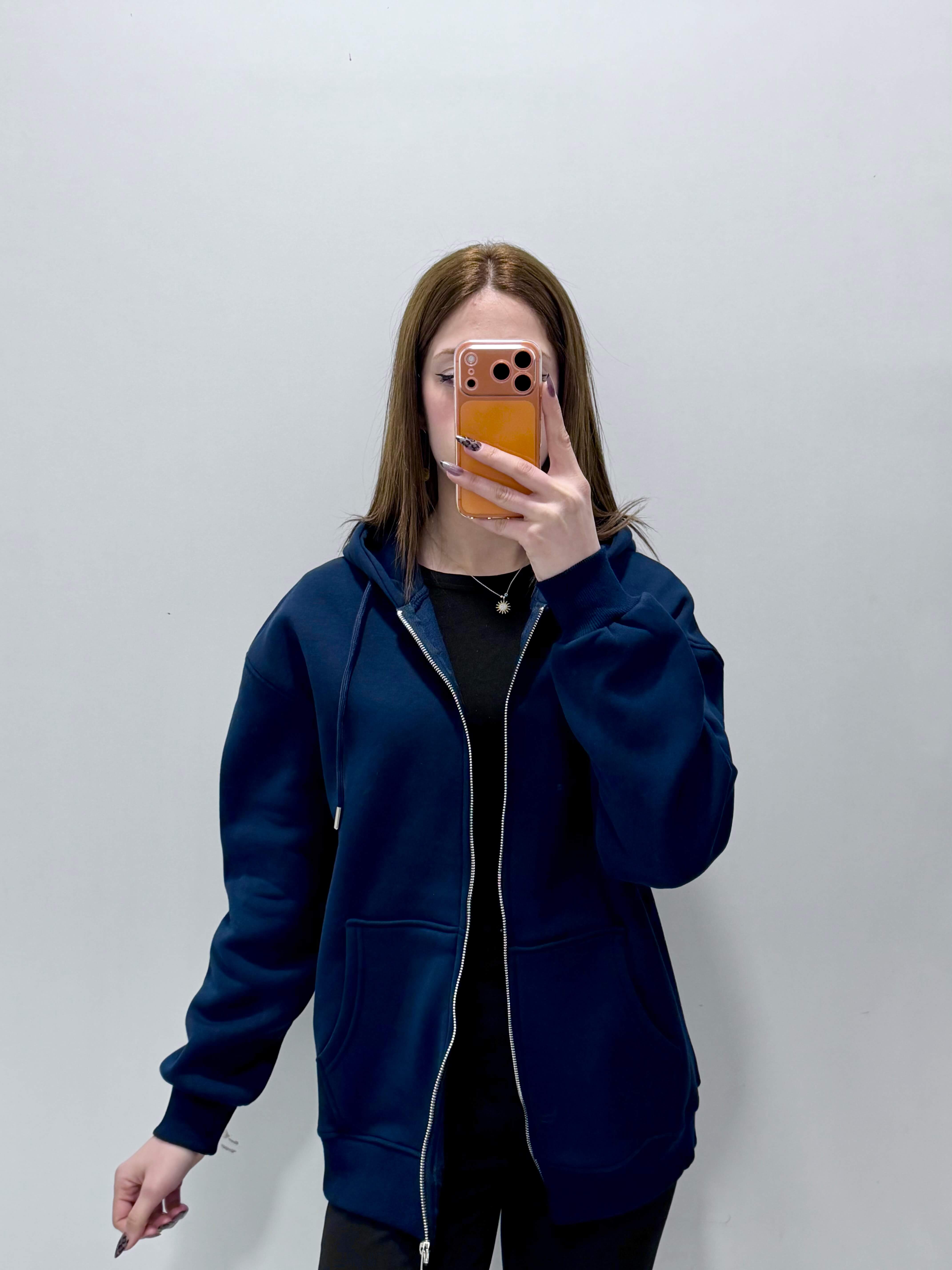 Oversize Sweat Hırka