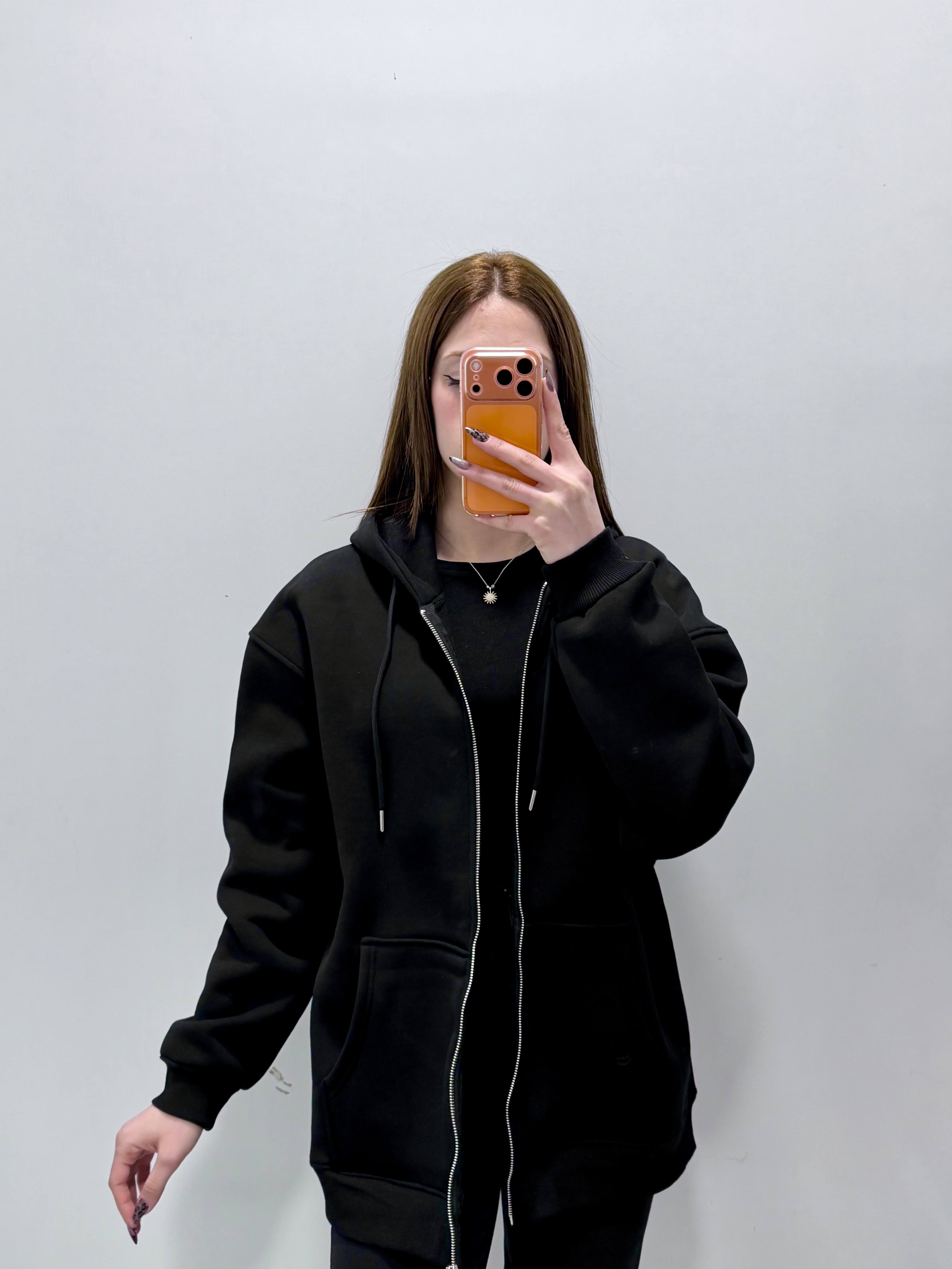 Oversize Sweat Hırka