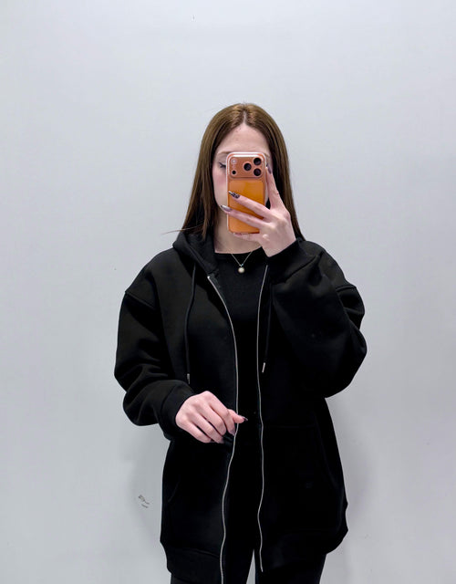 Oversize Sweat Hırka
