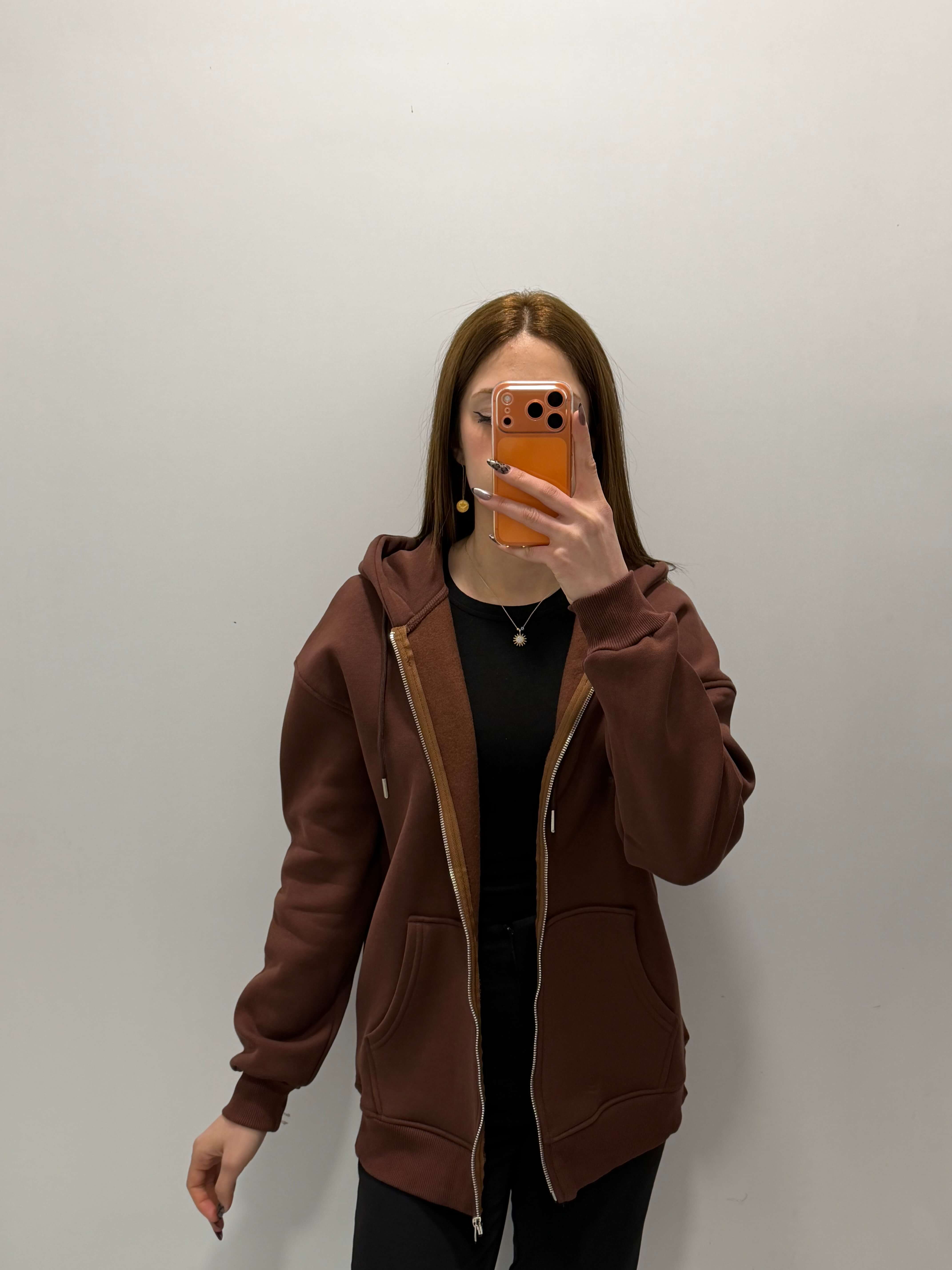 Oversize Sweat Hırka