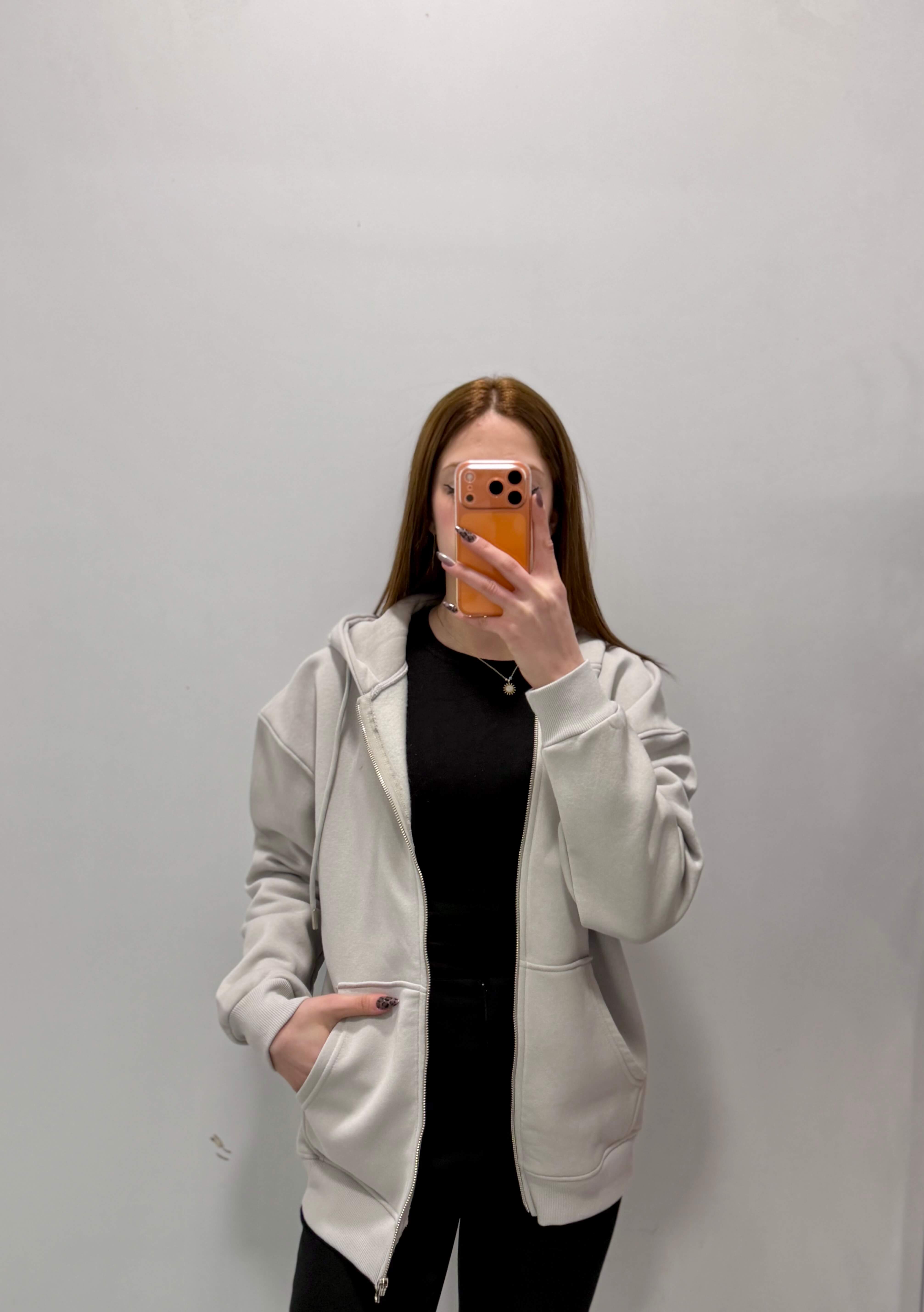 Oversize Sweat Hırka