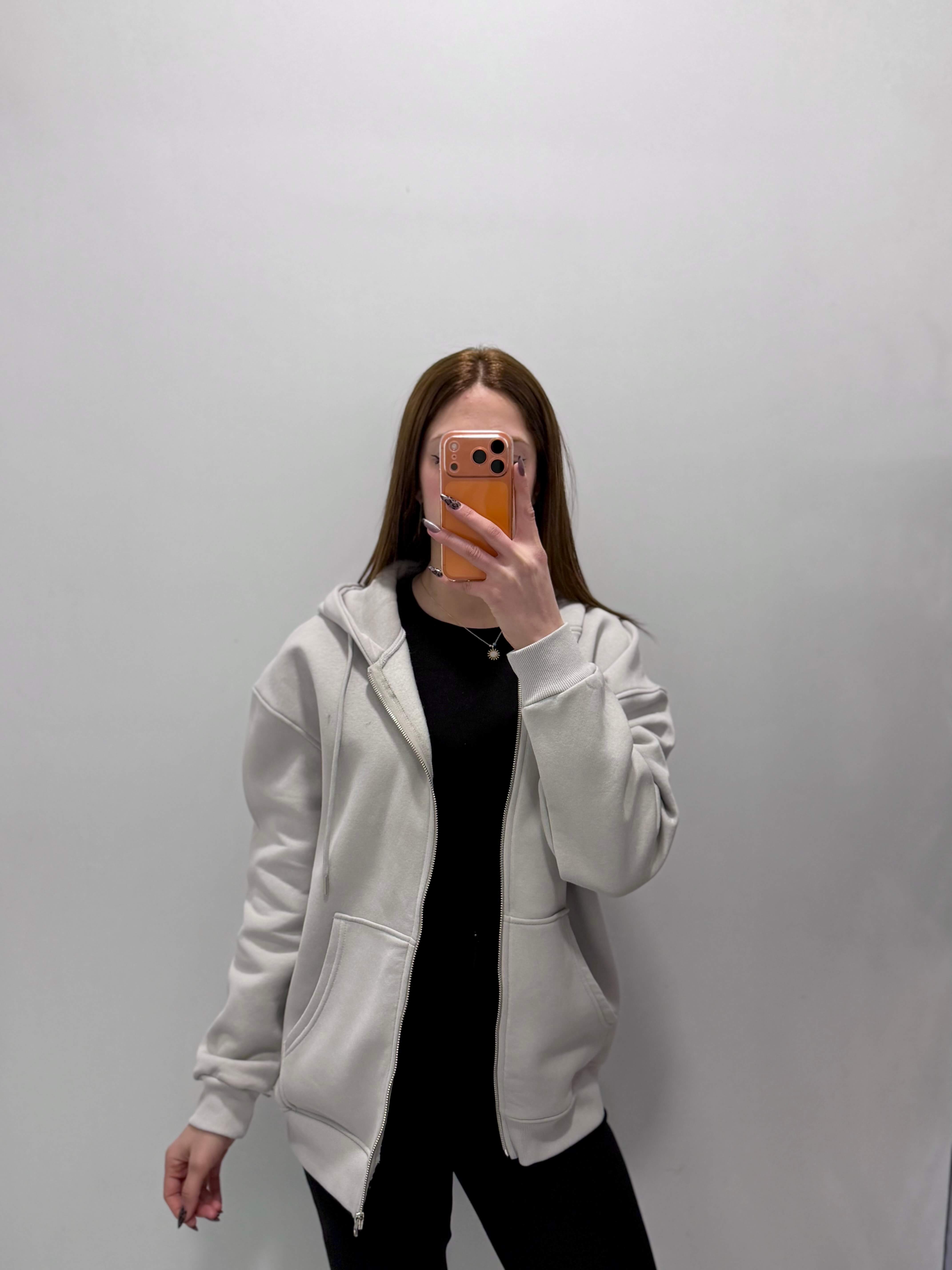 Oversize Sweat Hırka