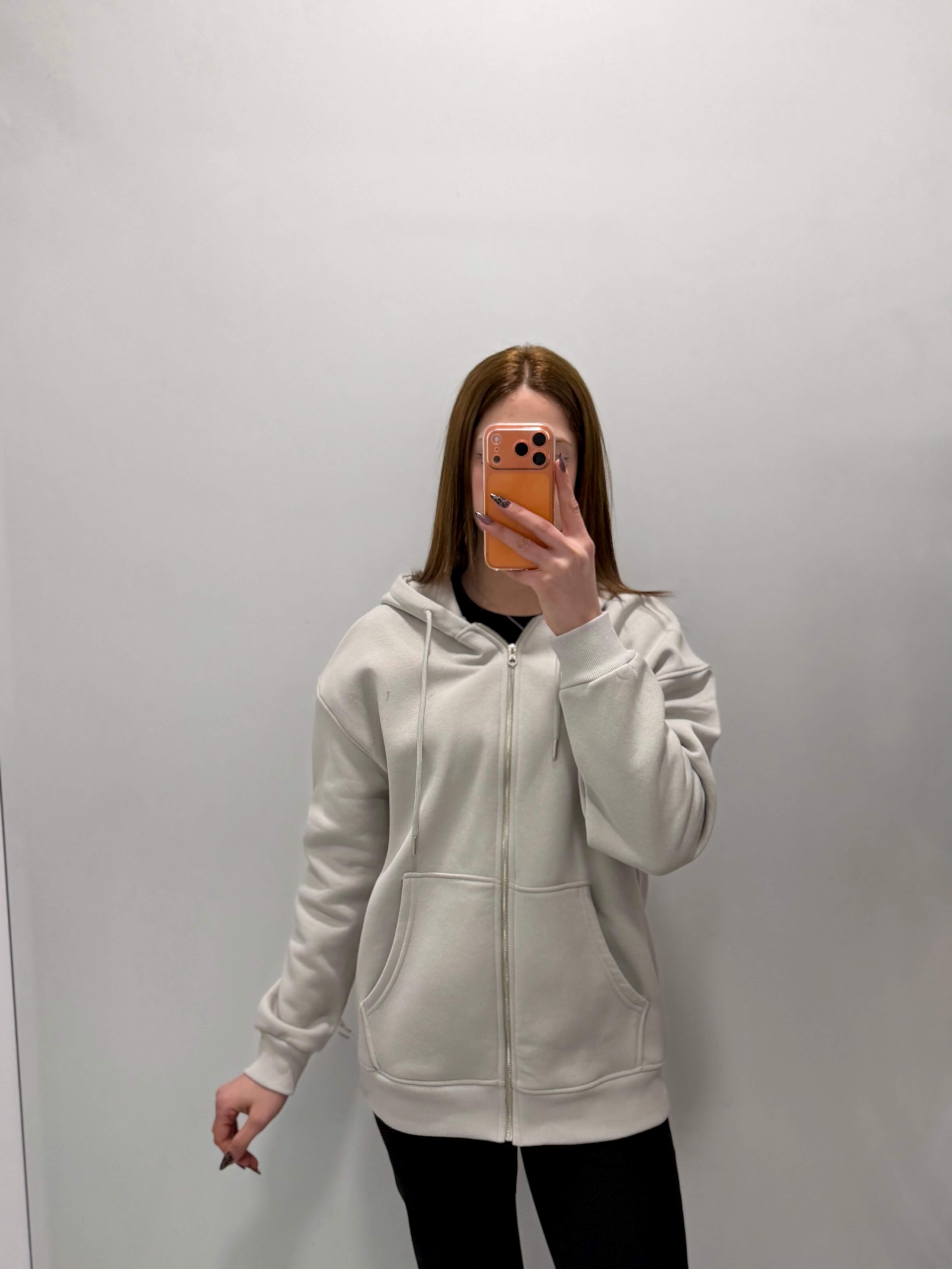 Oversize Sweat Hırka