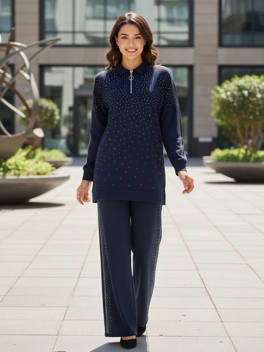 Fermuarlı Takım Tunik Model